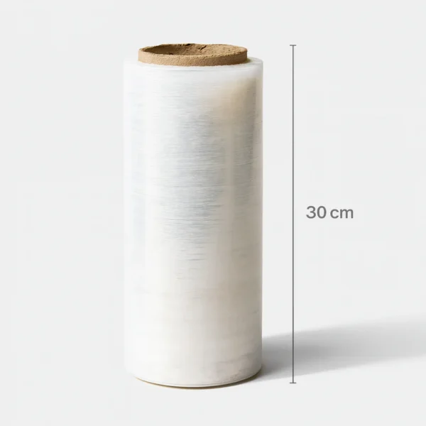 STRECH FILM 30 CM STRECH FILM TRANSPARENTE #7 - 18 MICRAS X 30 CM
