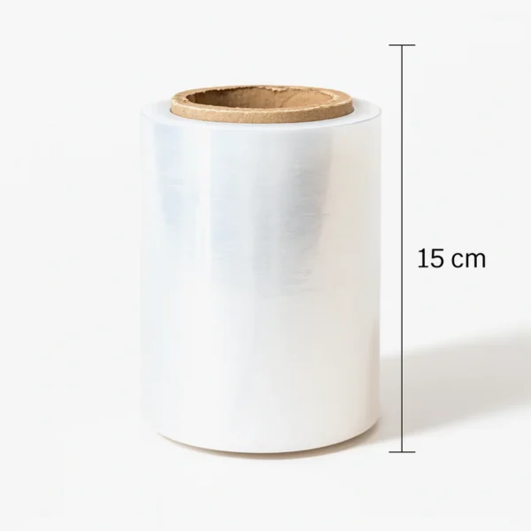 STRECH FILM 15 CM STRECH FILM TRANSPARENTE #7 - 18 MICRAS X 15 CM