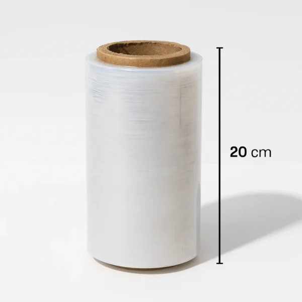 STRECH FILM 20 CM STRECH FILM TRANSPARENTE #7 - 18 MICRAS X 20 CM